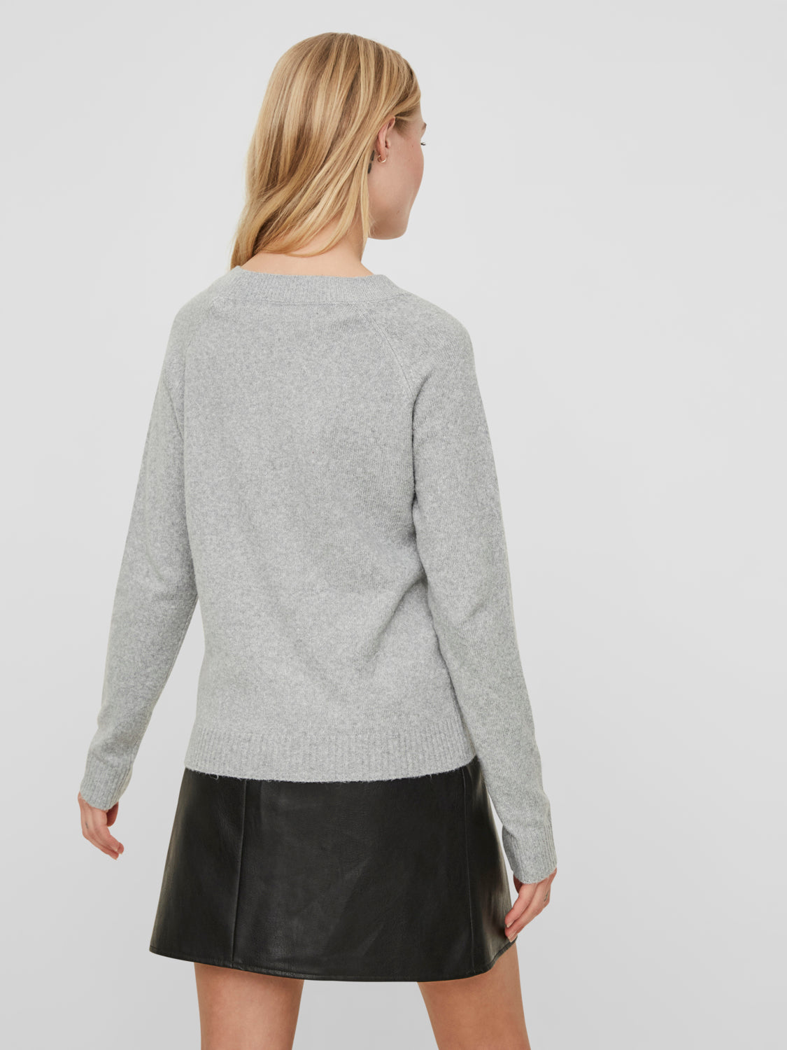 VMDOFFY Pullover - Light Grey Melange
